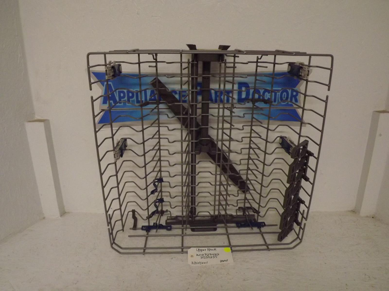 Whirlpool Dishwasher W10727422 8539235 Upper Rack Used Whirlpool Dishwasher W10727422 8539235 Upper Rack Used